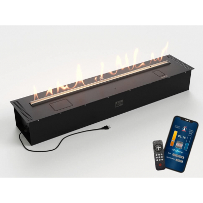 Автоматический биокамин Lux Fire Smart Flame 1300 RC INOX