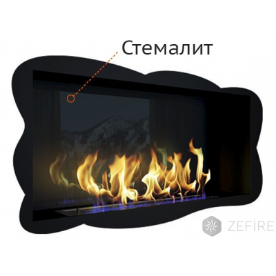 Стемалит для биокамина угловой Zefire STANDART 1100 левый/правый